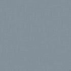 Uni Blue Boho Fine Linen Wallpaper by Galerie