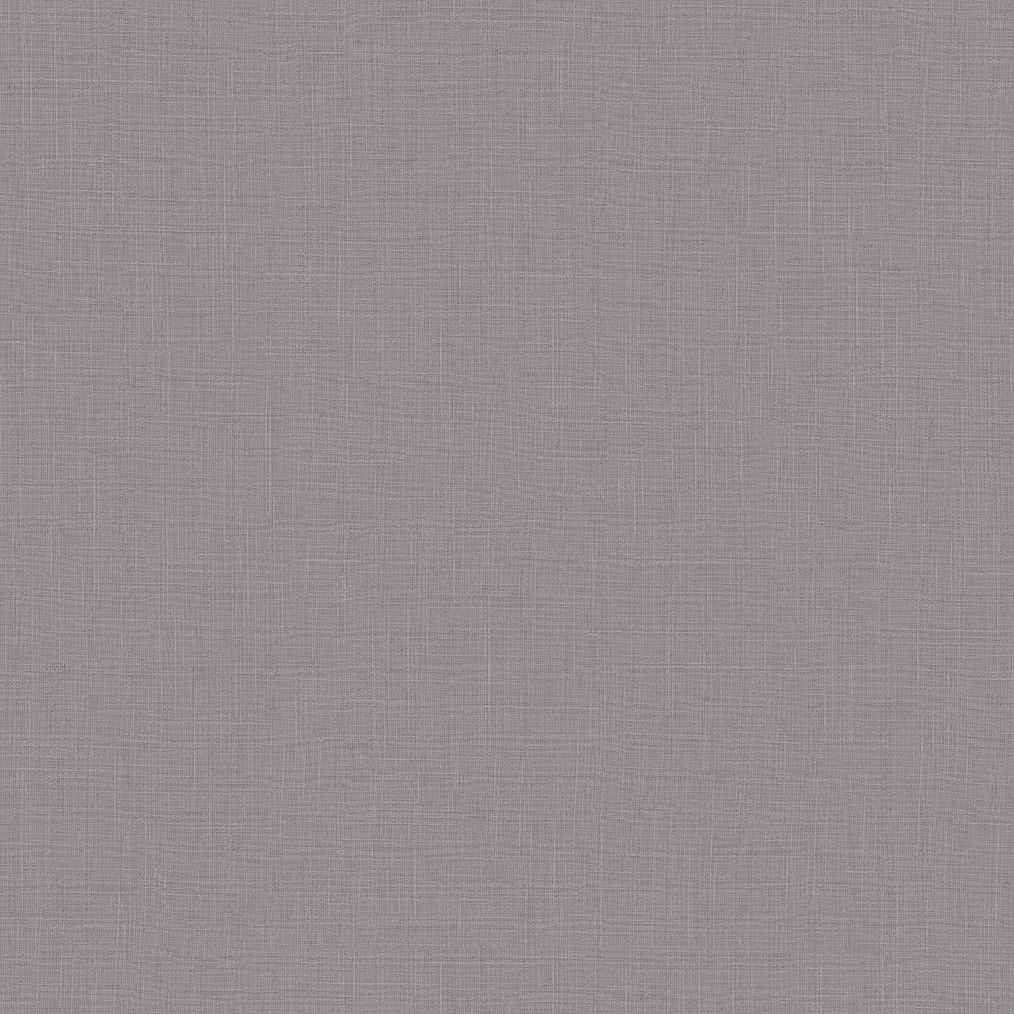 Uni Purple Boho Fine Linen Wallpaper by Galerie