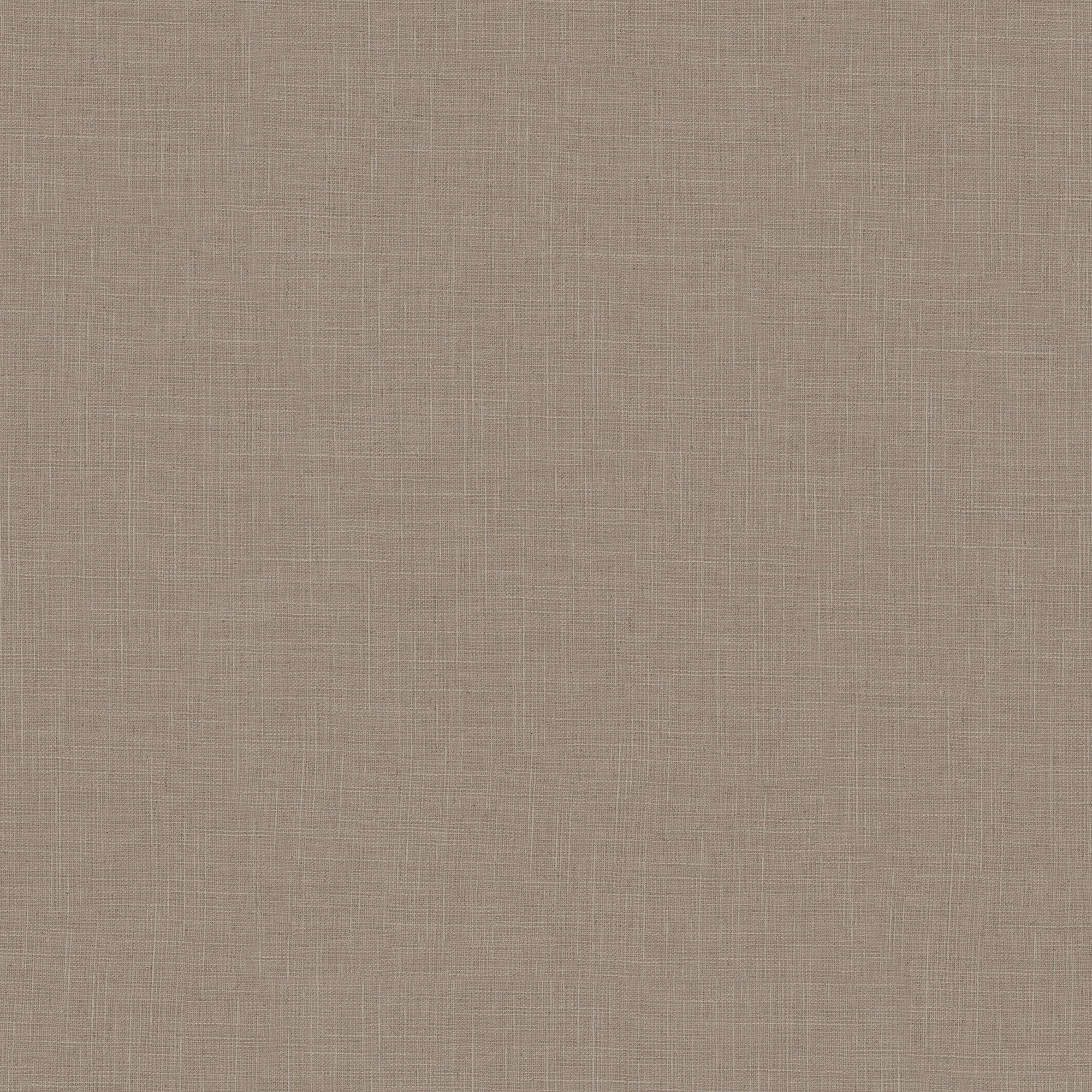 Uni Brown Boho Fine Linen Wallpaper by Galerie