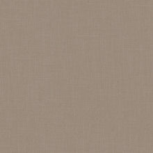 Uni Brown Boho Fine Linen Wallpaper by Galerie