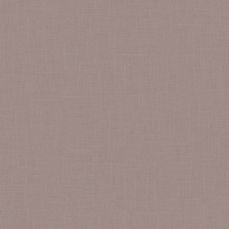 Uni Red Boho Fine Linen Wallpaper by Galerie