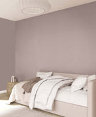 Uni Red Boho Fine Linen Wallpaper by Galerie