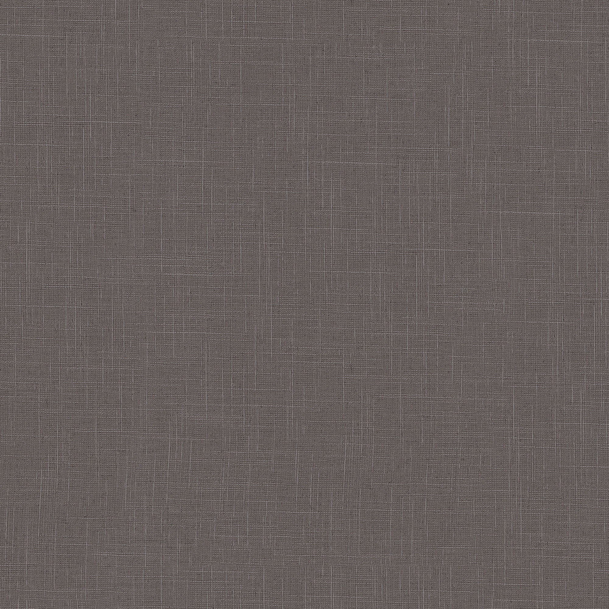 Uni Brown Boho Fine Linen Wallpaper by Galerie