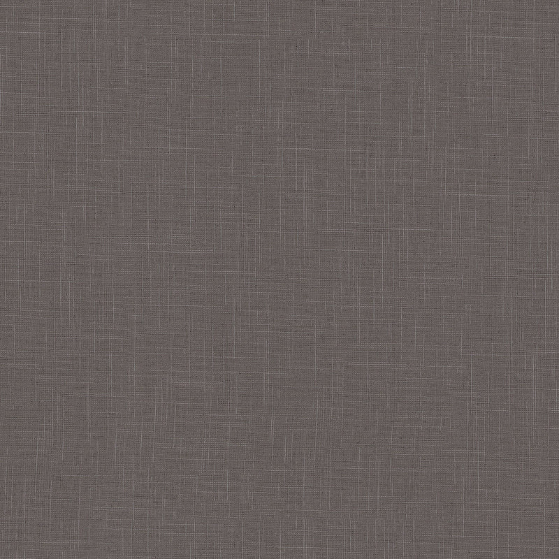 Uni Brown Boho Fine Linen Wallpaper by Galerie