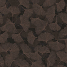 Floral Brown Boho Fine Linen Wallpaper by Galerie