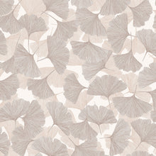 Floral Beige & Brown Boho Fine Linen Wallpaper by Galerie
