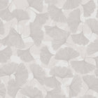 Floral Grey & Beige Boho Fine Linen Wallpaper by Galerie