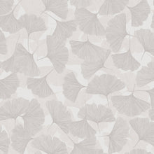 Floral Grey & Beige Boho Fine Linen Wallpaper by Galerie