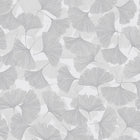 Floral Grey Boho Fine Linen Wallpaper by Galerie