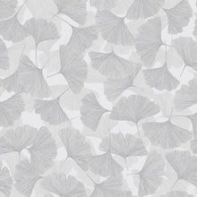 Floral Grey Boho Fine Linen Wallpaper by Galerie