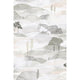 Graphically Grey & White Boho Fine Linen Wallpaper by Galerie