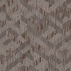 Holzoptik Brown Boho Fine Linen Wallpaper by Galerie