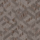 Holzoptik Brown Boho Fine Linen Wallpaper by Galerie