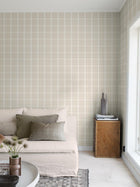 3578 Tailor´s Tweed Light Beige Cottage Garden Wallpaper by Boråstapeter