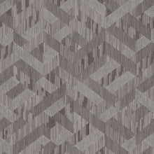 Holzoptik Grey & Brown Boho Fine Linen Wallpaper by Galerie