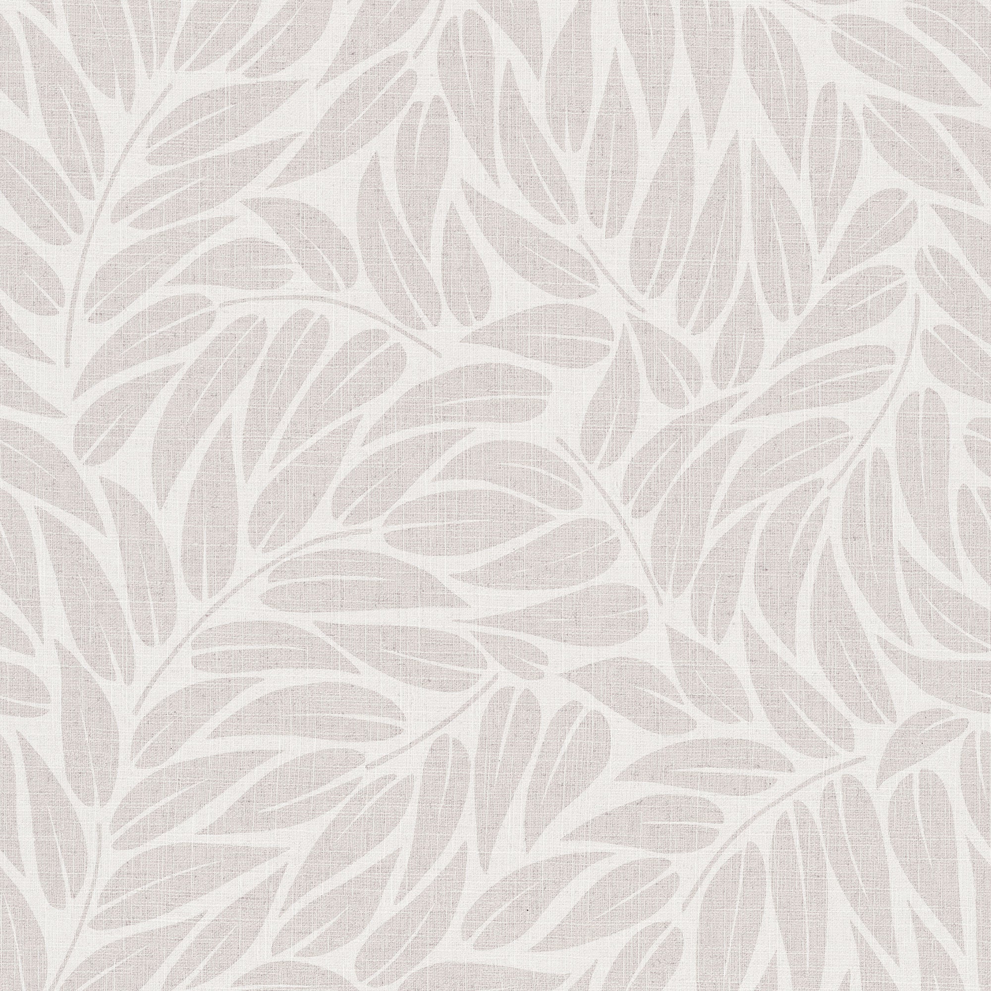 Floral Grey Boho Fine Linen Wallpaper by Galerie