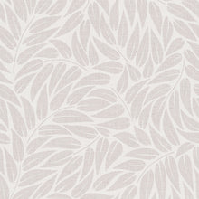 Floral Grey Boho Fine Linen Wallpaper by Galerie