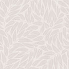 Floral White & Grey Boho Fine Linen Wallpaper by Galerie