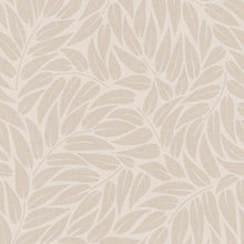 Floral Beige Boho Fine Linen Wallpaper by Galerie