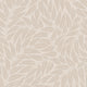 Floral Beige Boho Fine Linen Wallpaper by Galerie