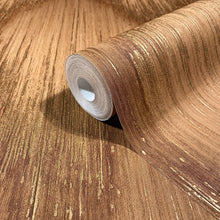 35805 Stripes Bronze Brown Wallpaper by Galerie