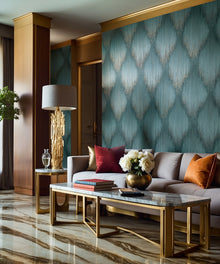 35806 Stripes Green Wallpaper by Galerie