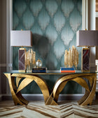 35806 Stripes Green Wallpaper by Galerie