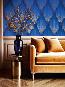 35808 Stripes Blue Wallpaper by Galerie