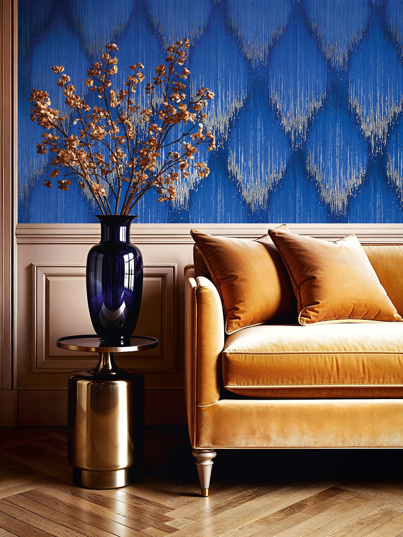 35808 Stripes Blue Wallpaper by Galerie