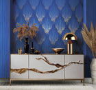 35808 Stripes Blue Wallpaper by Galerie