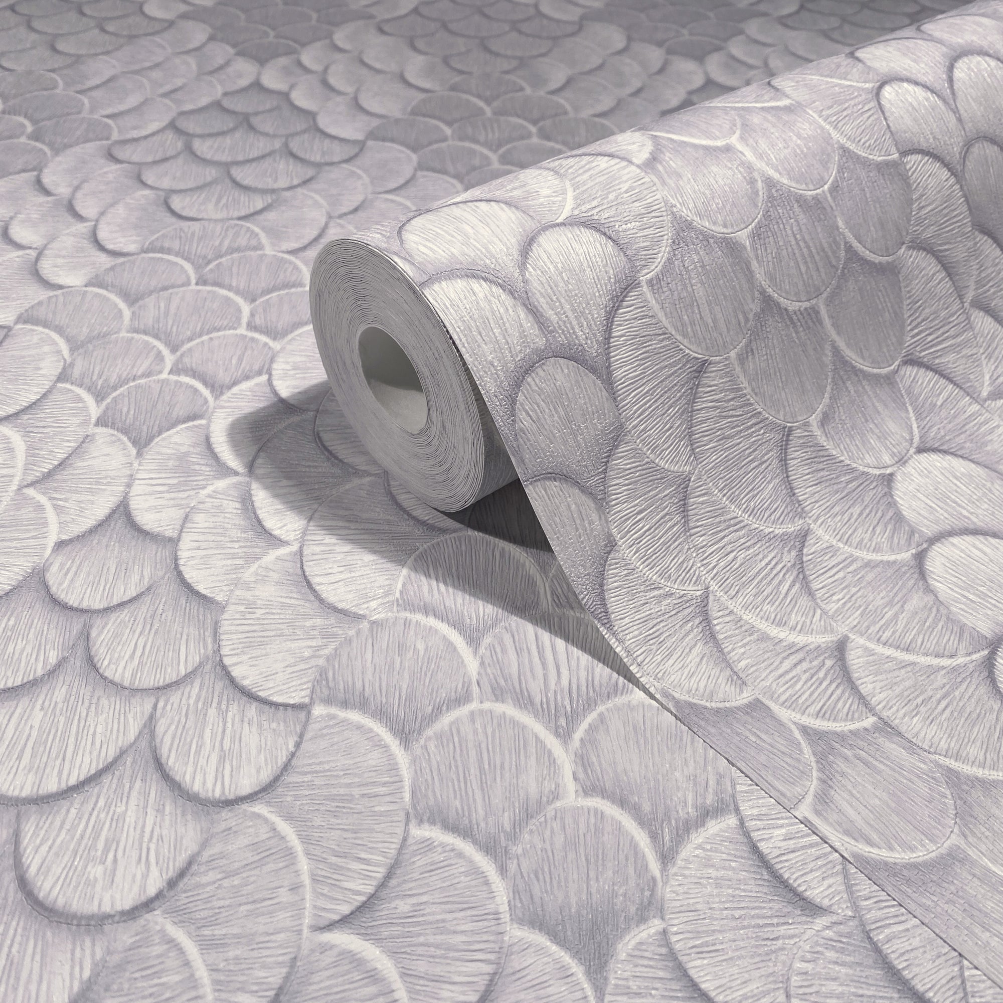 35809 3D optics Silver Grey Wallpaper by Galerie