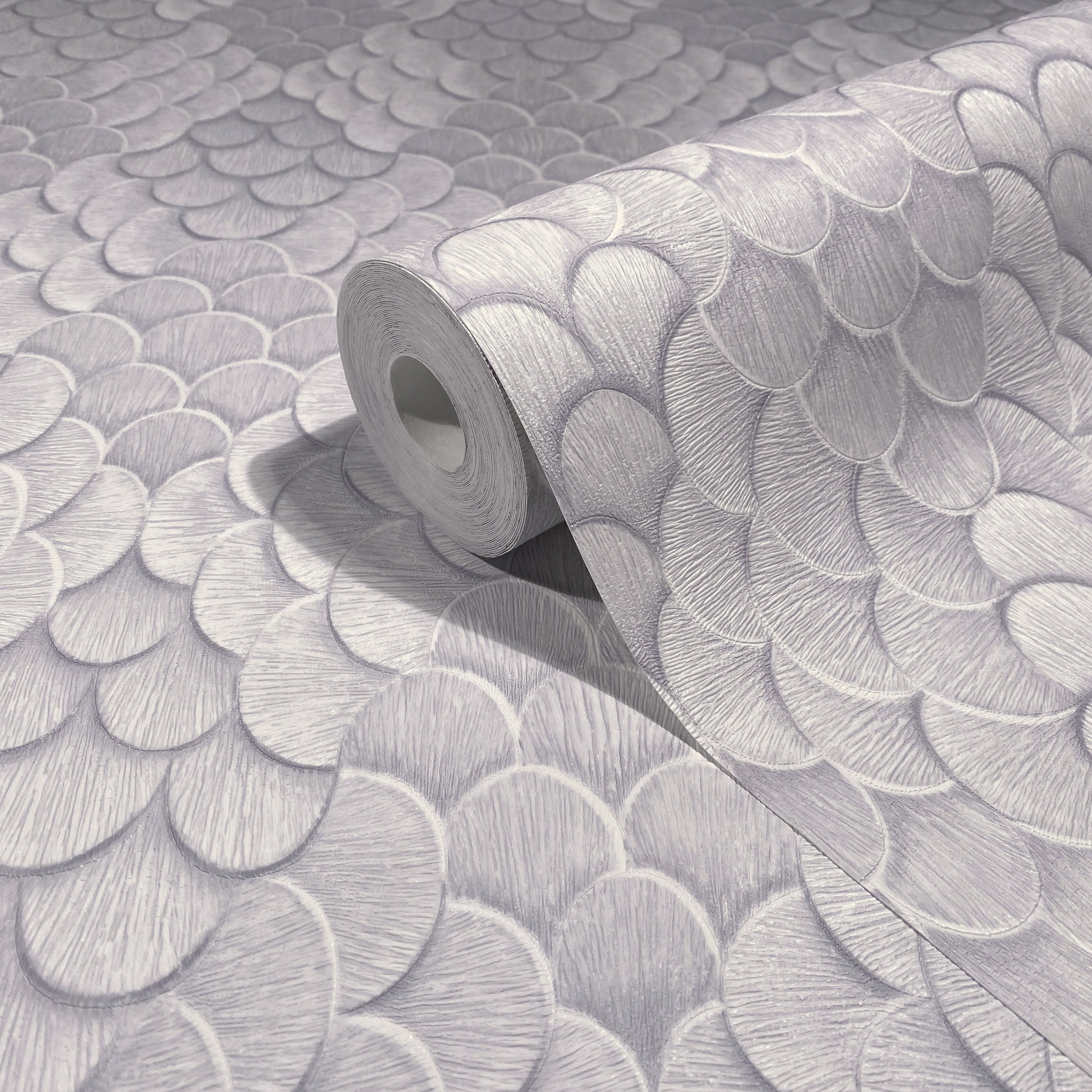 35809 3D optics Silver Grey Wallpaper by Galerie