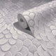 3D optics Silver Grey Fashion Icon Wallpaper by Galerie