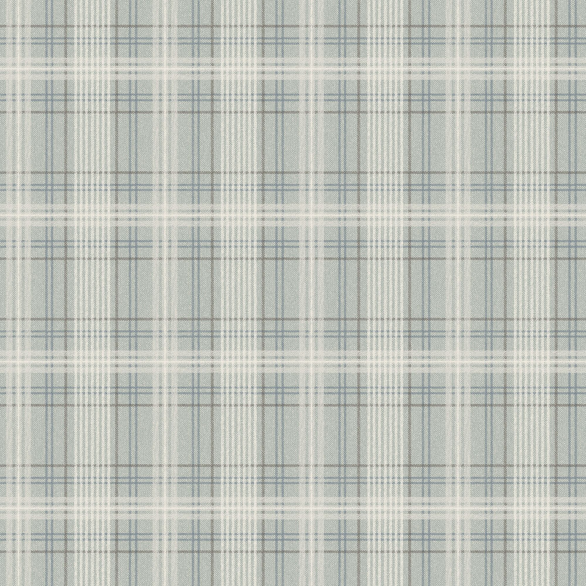 3580 Tailor´s Tweed Light Turquoise Cottage Garden Wallpaper by Boråstapeter