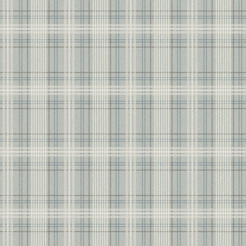 3580 Tailor´s Tweed Light Turquoise Cottage Garden Wallpaper by Boråstapeter