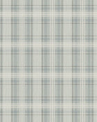 Tailor´s Tweed Light Turquoise Cottage Garden Wallpaper by Boråstapeter