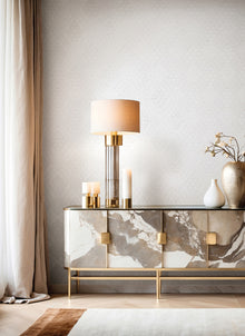35810 3D optics White Wallpaper by Galerie