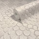 3D optics Silver Grey Fashion Icon Wallpaper by Galerie