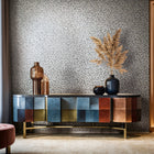 35814 Tile optics Silver Grey Wallpaper by Galerie