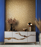 35815 Tile optics Gold Wallpaper by Galerie