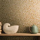 35815 Tile optics Gold Wallpaper by Galerie