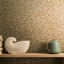 35815 Tile optics Gold Wallpaper by Galerie