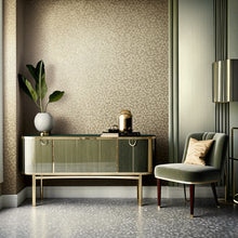 35816 Tile optics Gold Wallpaper by Galerie