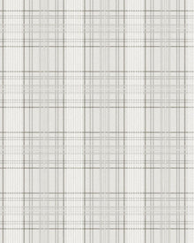 Tailor´s Tweed Light Grey Cottage Garden Wallpaper by Boråstapeter