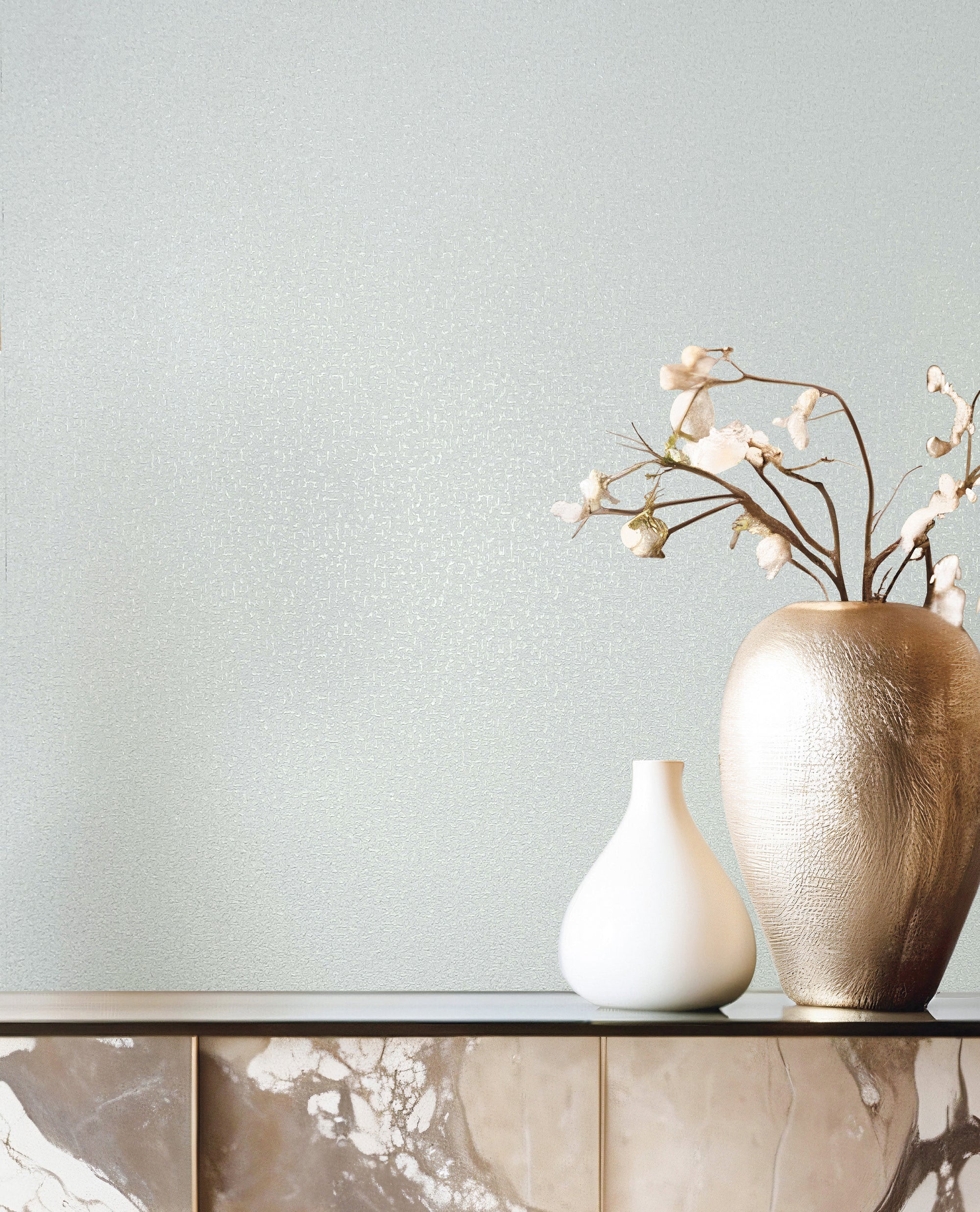 35820 Uni Silver Grey Wallpaper by Galerie