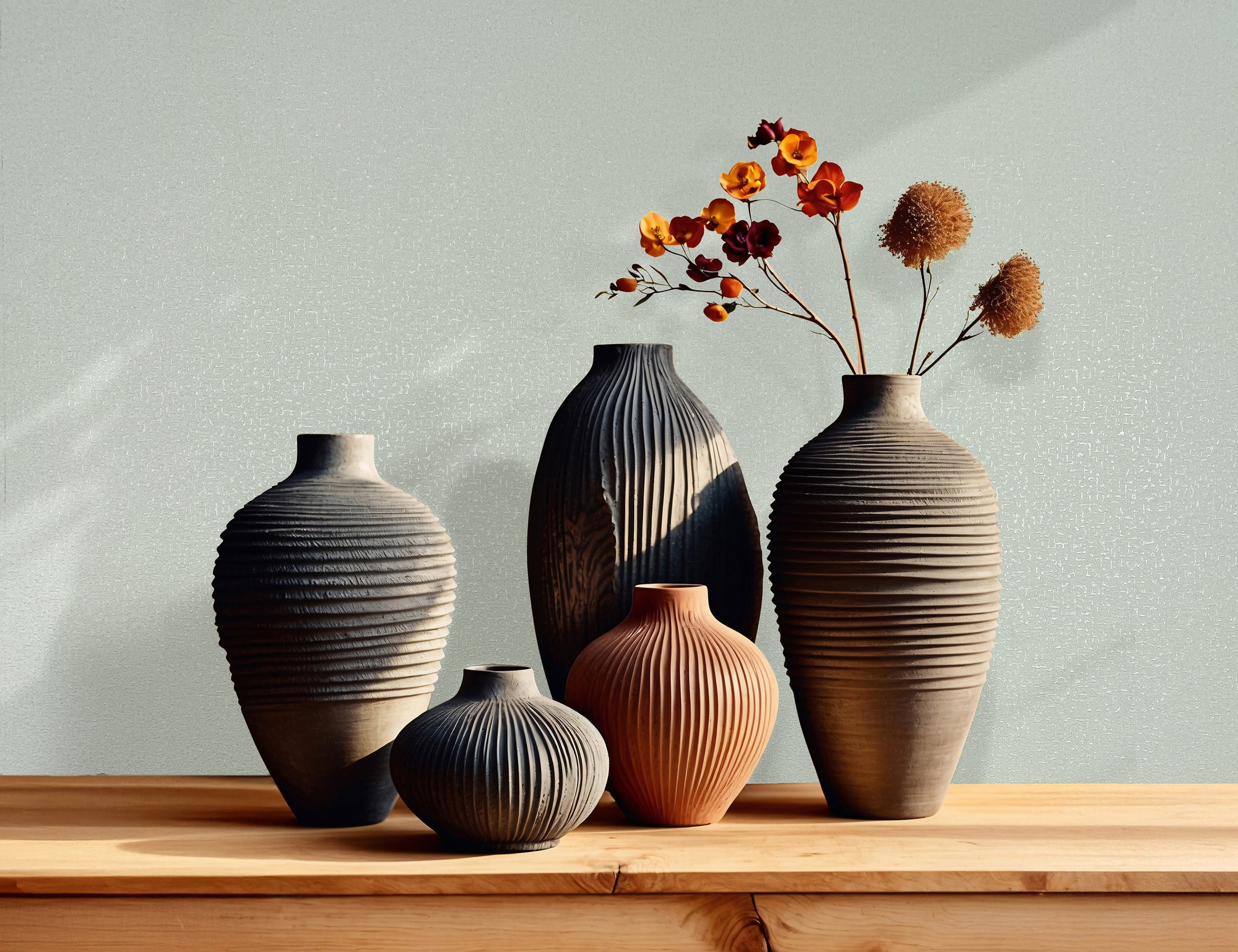 35821 Uni Green Wallpaper by Galerie