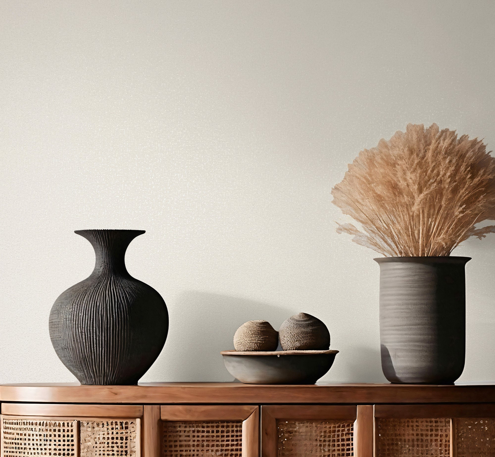 35823 Uni White Wallpaper by Galerie
