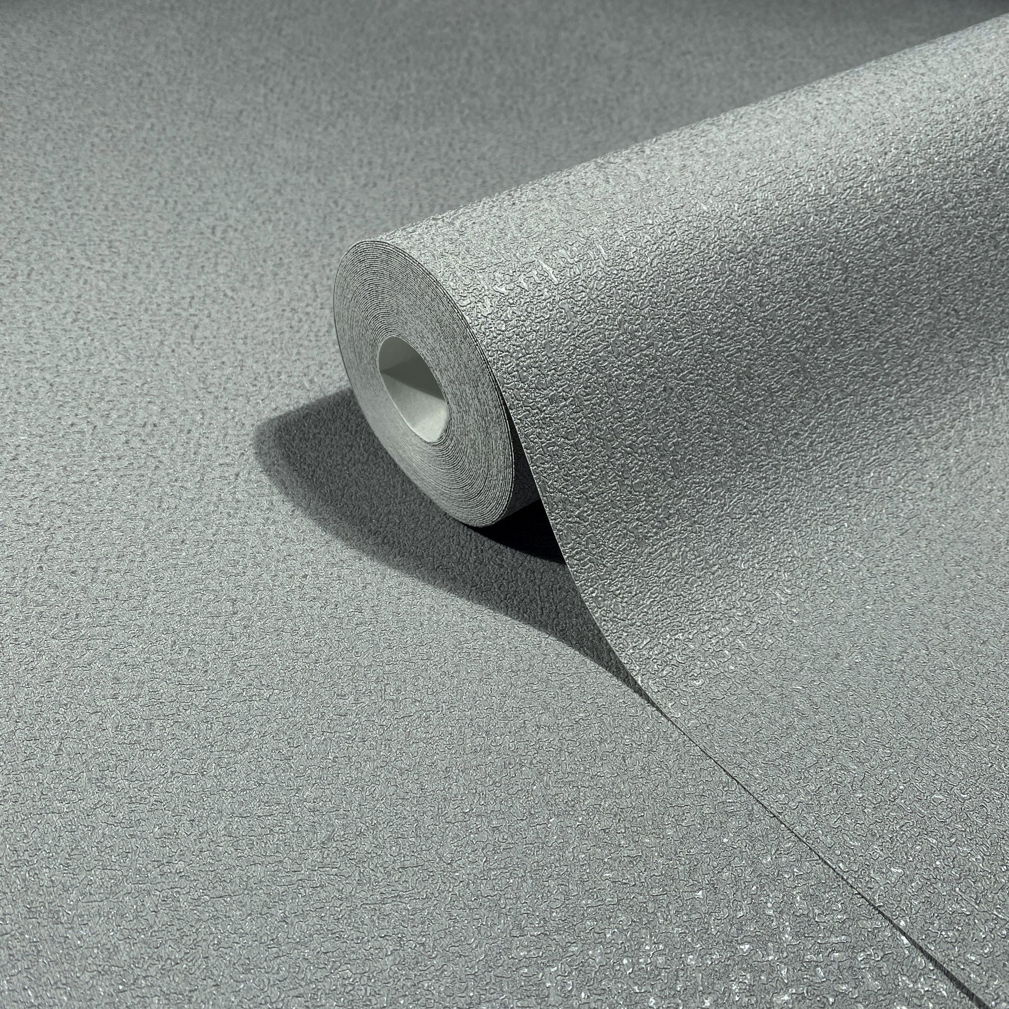 35827 Uni Silver Grey Wallpaper by Galerie