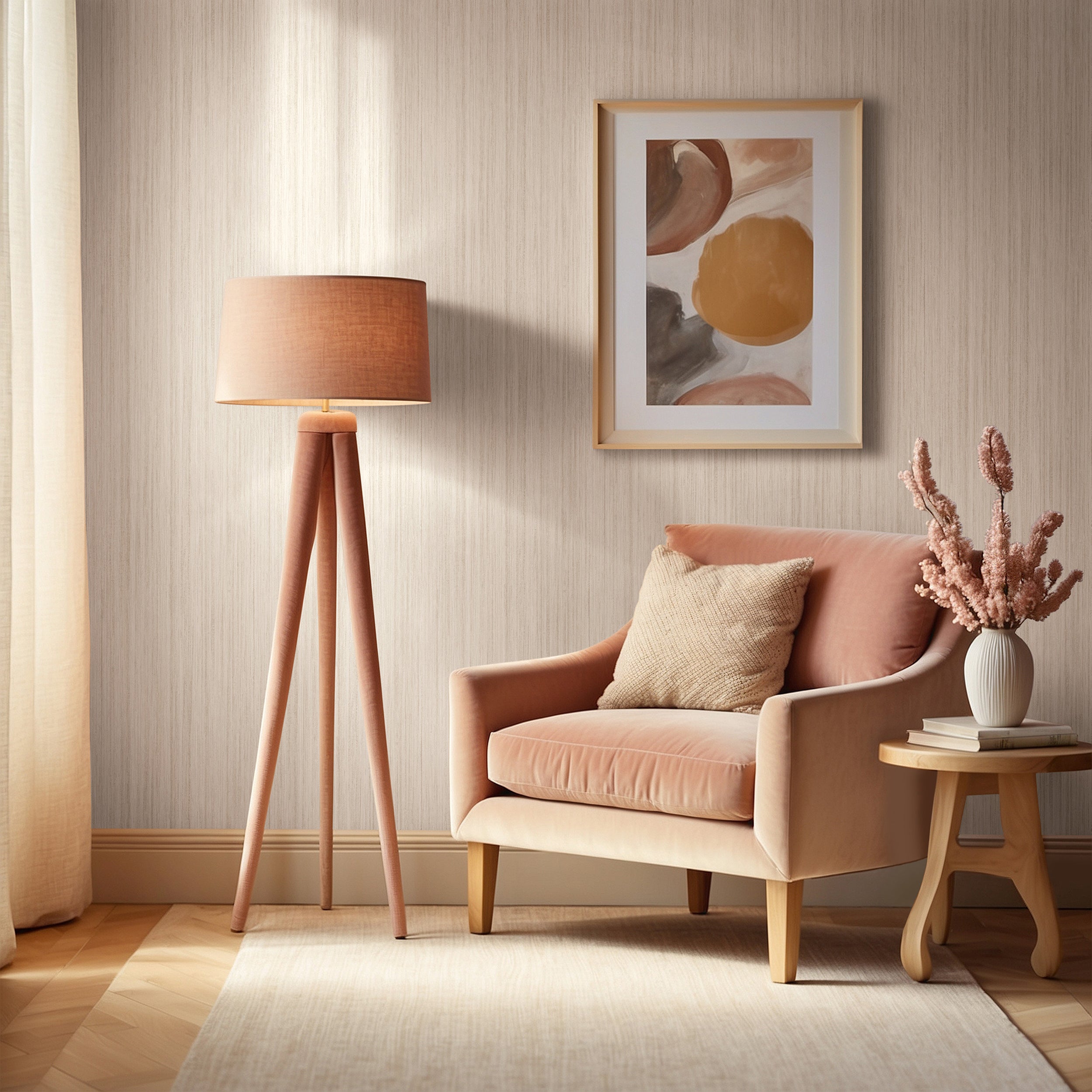 35834 Stripes Beige Wallpaper by Galerie