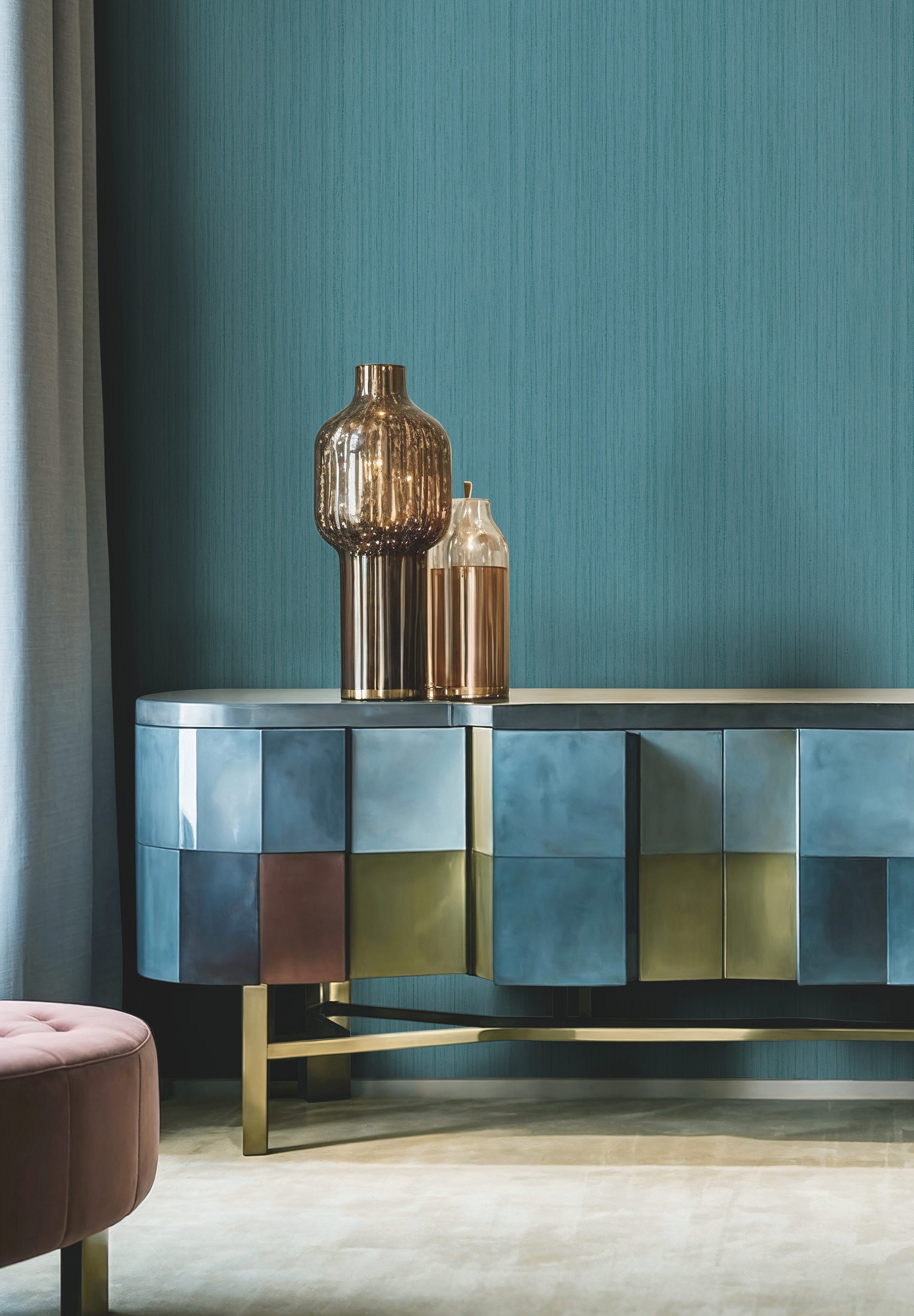 35838 Stripes Green Wallpaper by Galerie